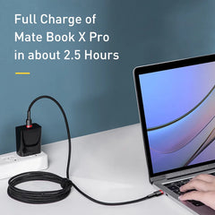 Baseus 100W USB C To USB Type C Cable PD Fast Charging Charger Cord 5A USB-C USBC TypeC Cable 2m For MacBook Samsung Xiaomi POCO