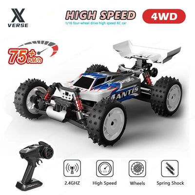 1:16  Brush Or Brushless RC Racing Car S911PRO 4WD Off-Road Remote Control Cars High Speed 50KM/H Or 75KM/H 2.4G Toys Kids Gifts