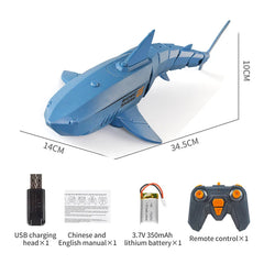 Remote Control Shark Kids Toys for Children Boys Christmas Gifts Bath Swimming Pools Water Rc Animal Clown Fish Robots Submarine